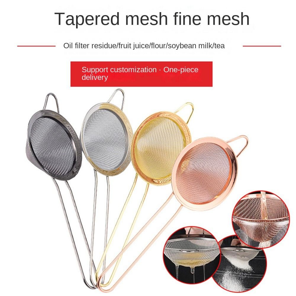 Bitters Bottle Set - 新しいステンレス鋼のカクテルストレーナーコーン型ローズゴールド円錐ストレーナーバーストレーナードリンク