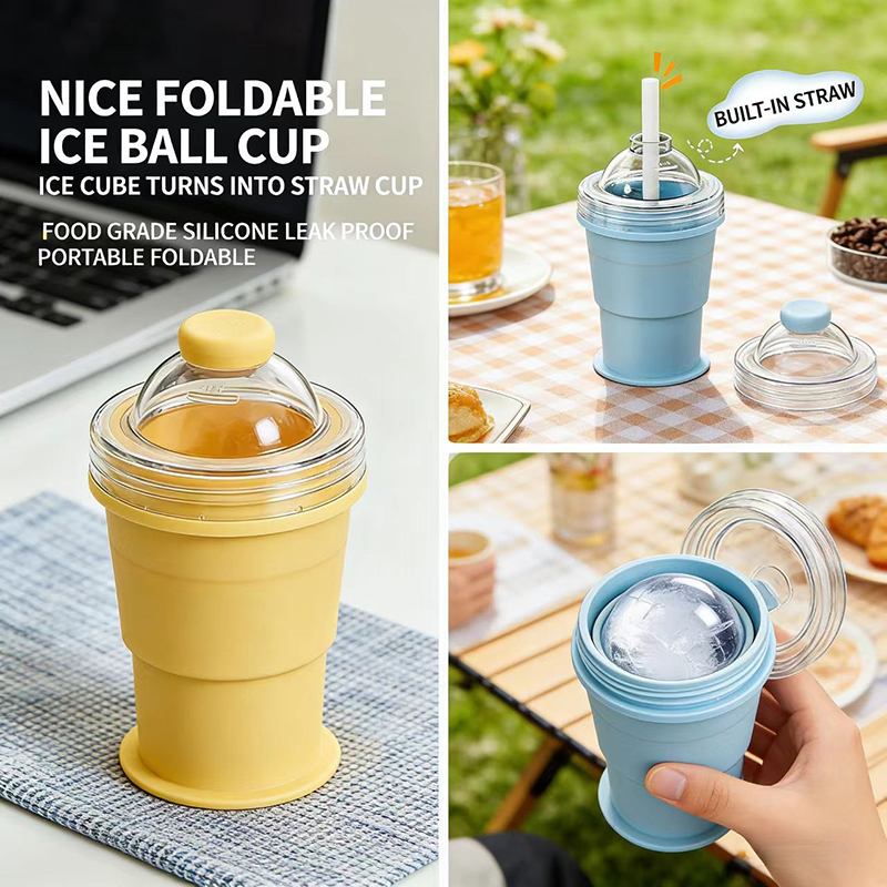 BOLTIFY 2-in-1 折りたたみ式シリコン製アイスボ - Ice Mold Sphere のレビューと価格