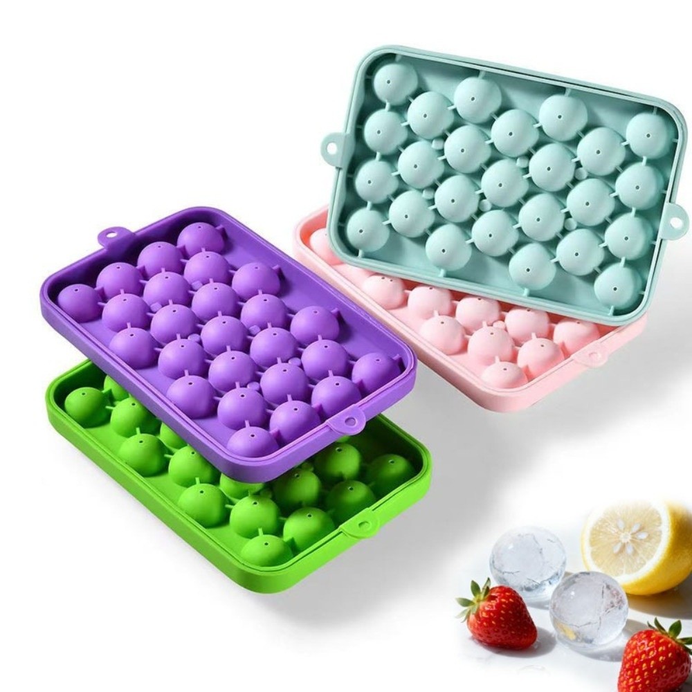創造的なシリコン製ブドウ型ボールモールド、丸型、簡単脱型、手 - Ice Mold Sphere のレビューと価格
