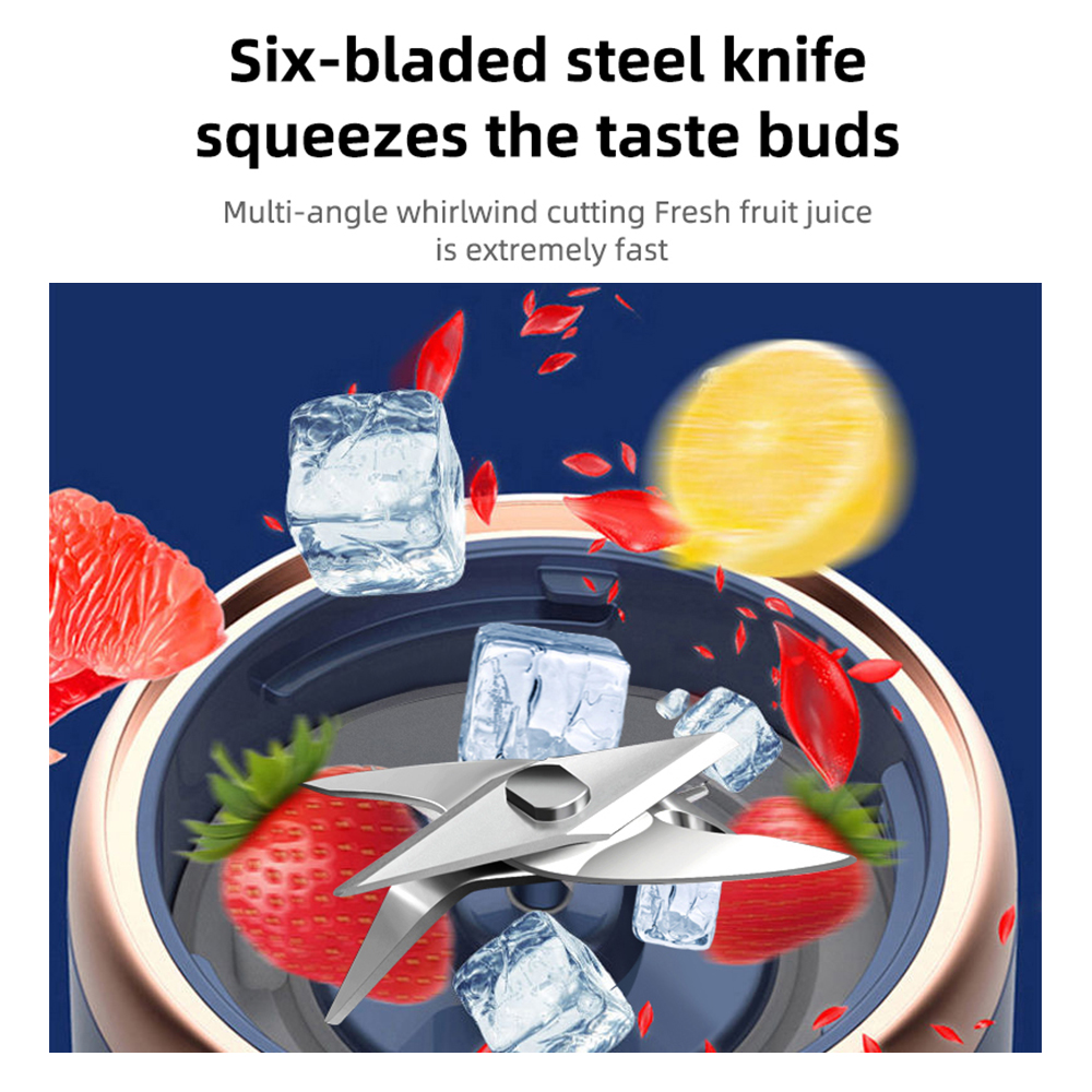 ポータブルブレンダー USB充電式ジューサーカップ 400m - Citrus Juicer Bar のレビューと価格