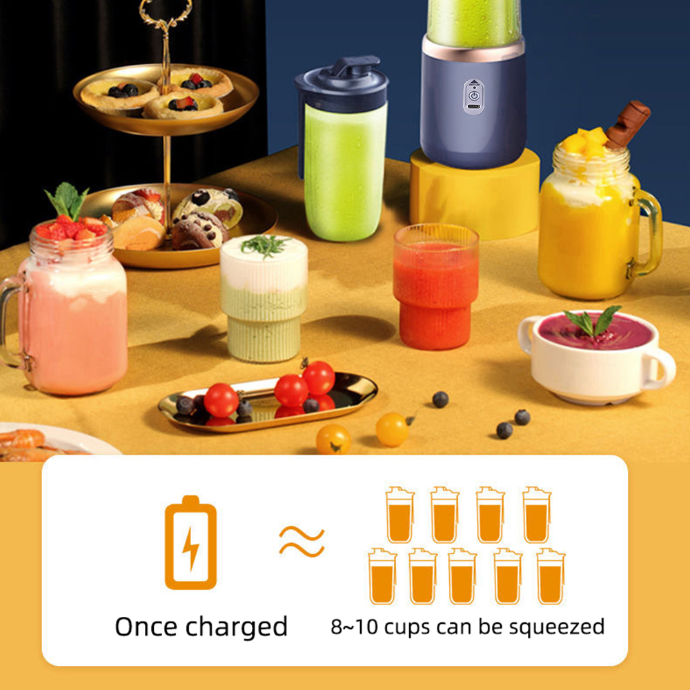ポータブルブレンダー USB充電式ジューサーカップ 400m - Citrus Juicer Bar のレビューと価格